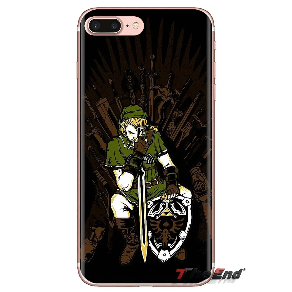 Прозрачный мягкий ТПУ чехол ZELDA LINK WOLF TRIFORCE для Huawei Nova 2 3 2i 3i Y6 Y7 Y9 Prime Pro GR3 GR5 2017 2018 2019
