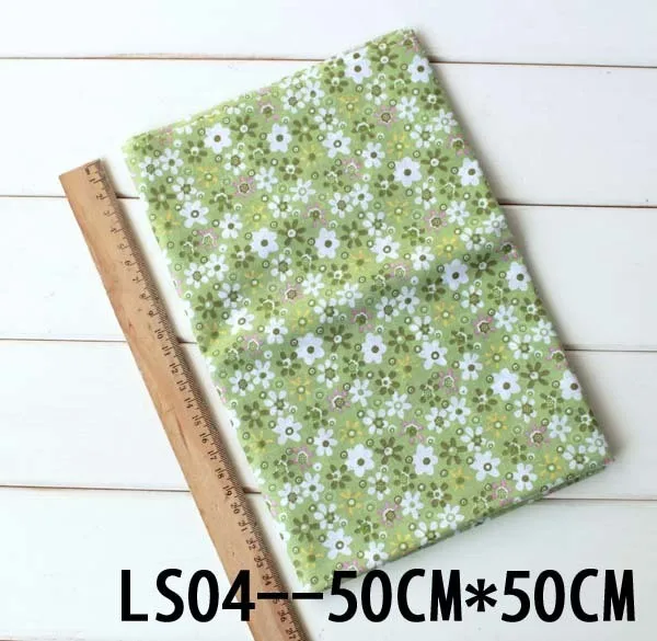 Booksew хлопчатобумажная ткань 7 шт. 50 см x 50 см зеленый жир четверть пучок цветочные ремесла Тильда для домашнего текстиля шитья telas tecido тюль