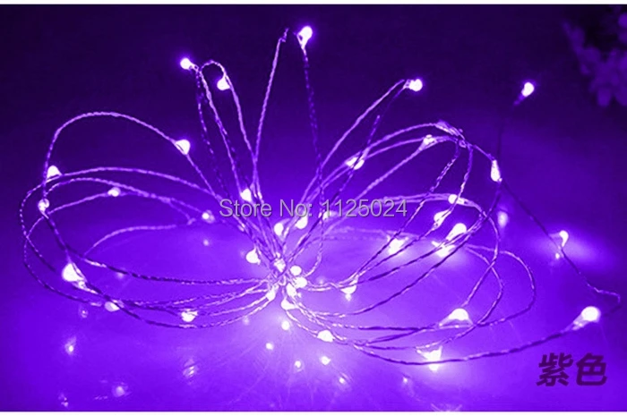 Новинка 3 м 30 светодиодов батарея мини LED медная проволока гирлянда сказочные