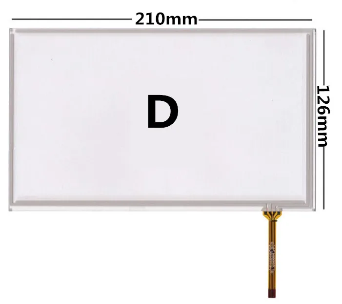9-дюймовый HSD090IDW1-A00 ЖК-экран Автомобильный дисплей и 211*126 мм 4-проводной