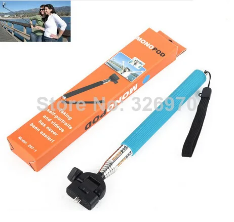 Портативный Телескопический удлиняющийся монопод для телефона Samsung Note2 Note3 S4