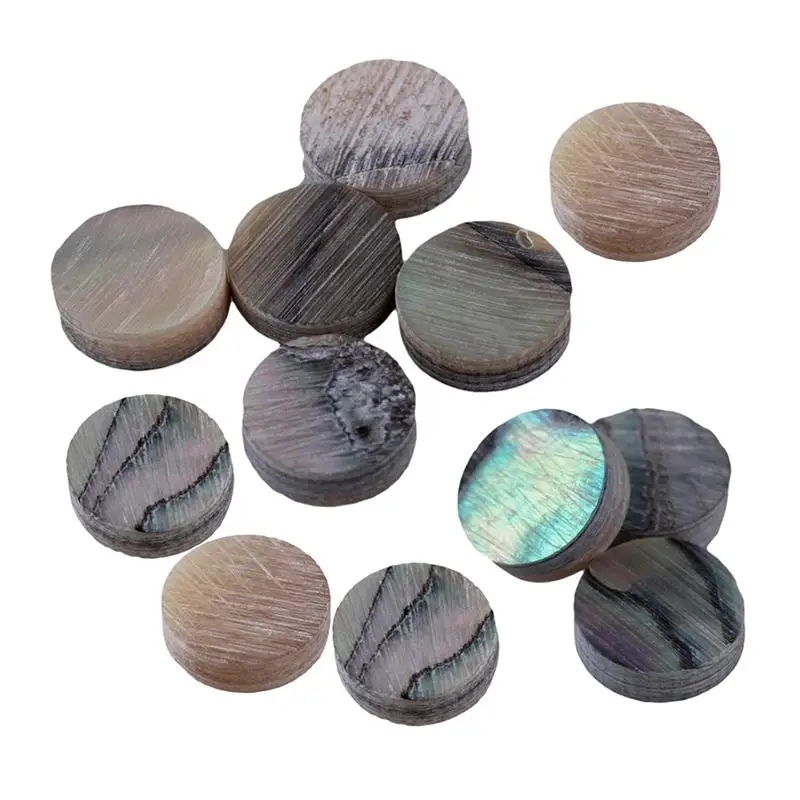 12 шт. Новая Зеландия abalone Luther Dots Inlay 6 мм Fret боковой маркер для гитары укулеле