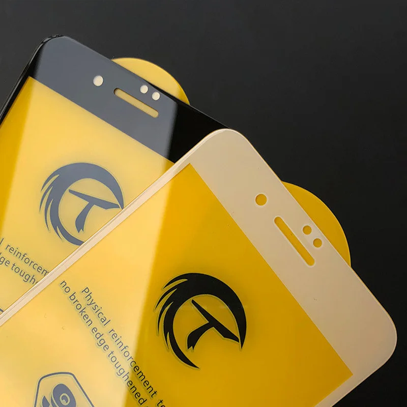 9D полное покрытие Защитное стекло для iPhone 6 7 8 Plus защита экрана на iphone 6s X XR XS Max