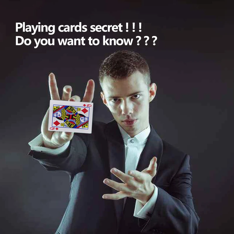 Новые секретные покерные карты просвечиваются, играя Волшебные карточки с буквами, простые, но неожиданные магические фокусы, реквизит для выступлений, игрушка для фокусов