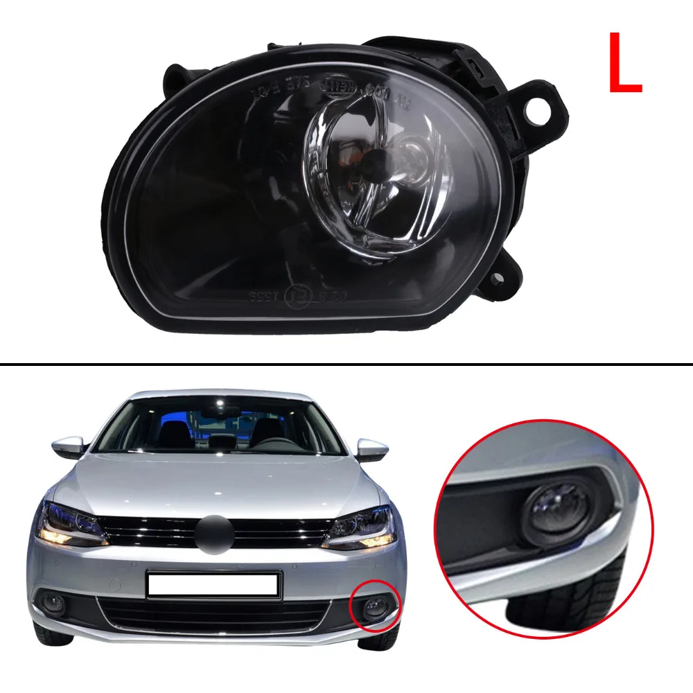 Противотуманные фары с левой стороны переднего бампера противотуманные лампами