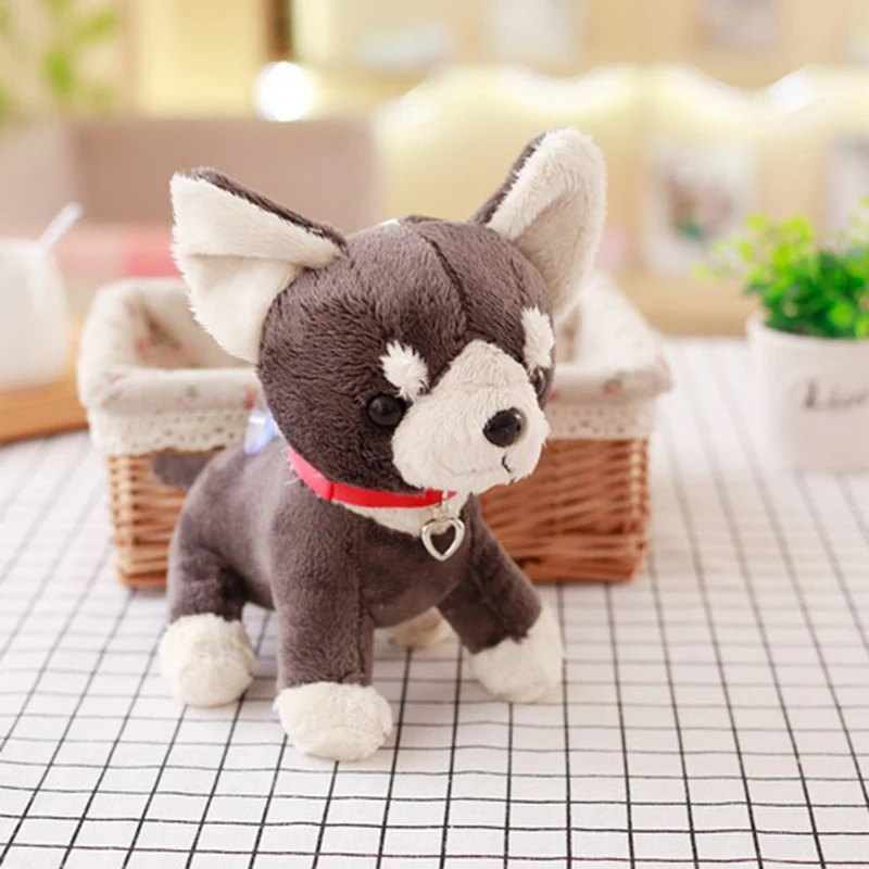 18 СМ Игрушка из плюша в виде собаки Хаски, мягкие наполненные куклы, лучший подарок на день рождения для детей и детей.