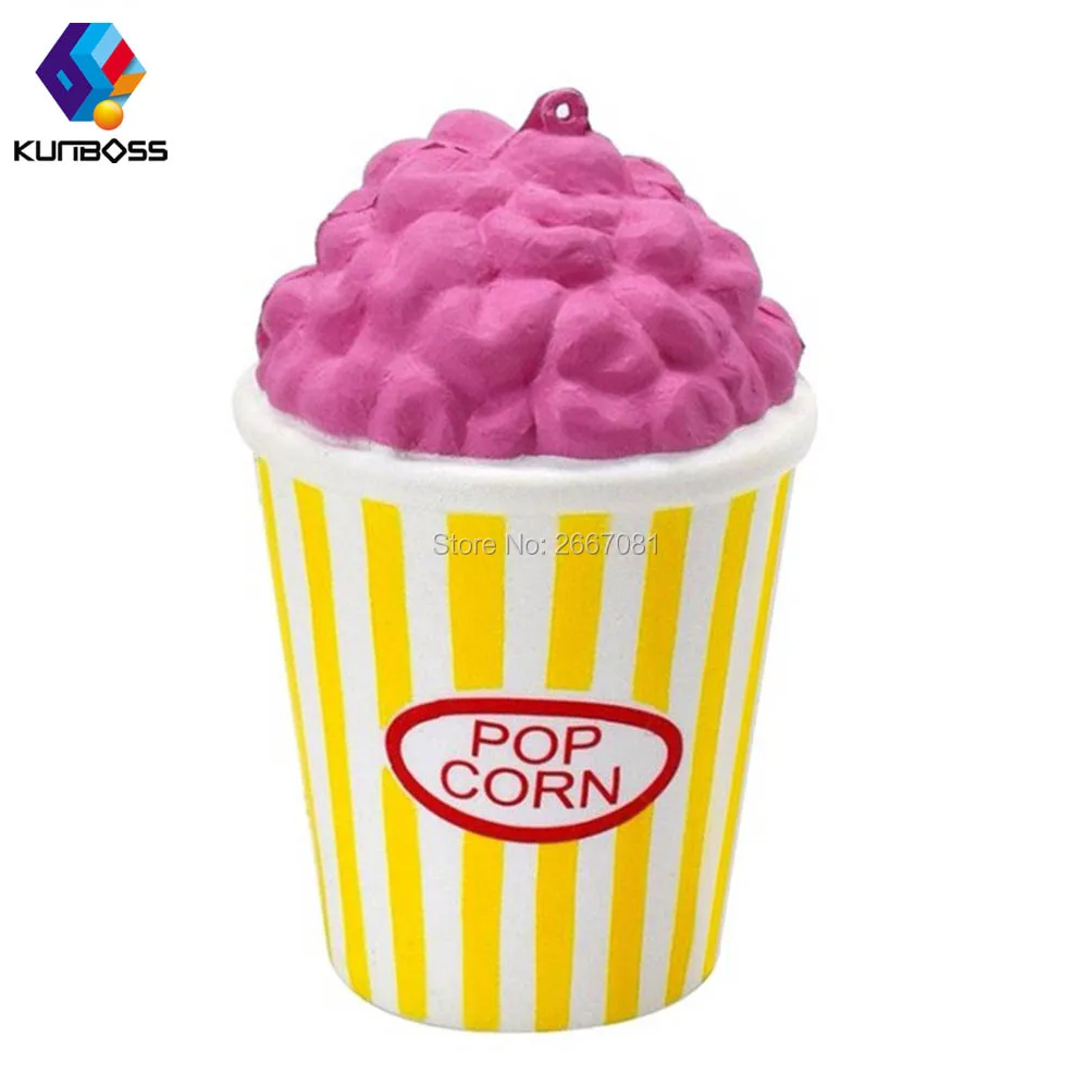 2018 Лидер продаж KunBoss 11 см мягкими ПУ анти стресс мягкой Squeeze стресса Kawaii попкорн