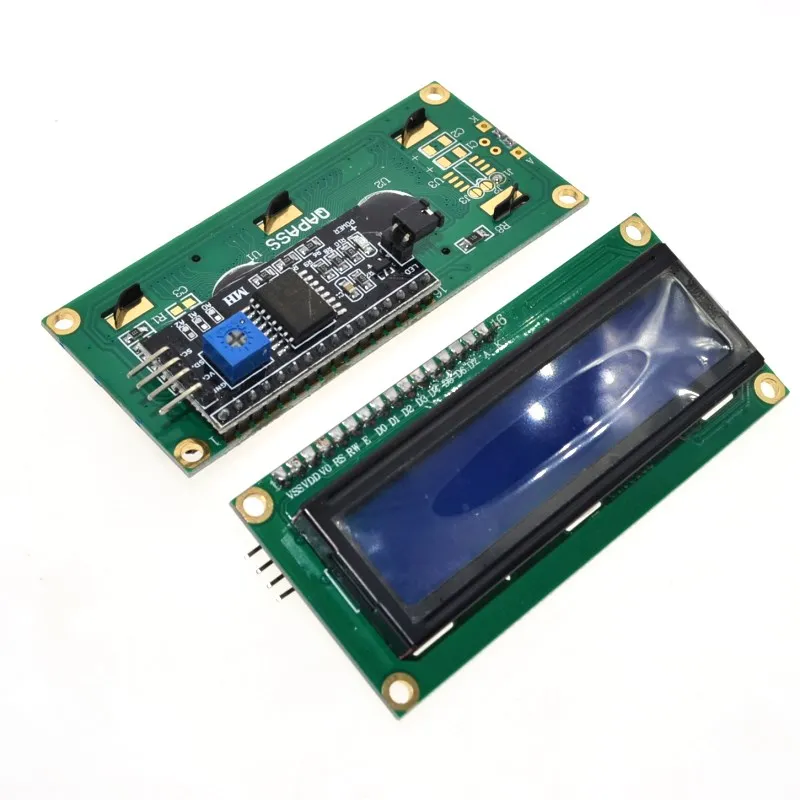 1 шт. модуль ЖКД синий экран IIC/I2C 1602 для arduino LCD UNO r3 mega2560|lcd module|screen for arduinolcd screen |