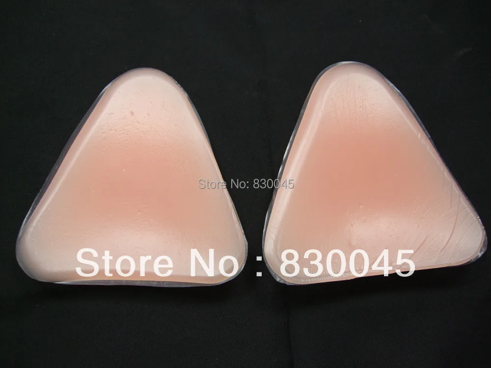 100% силиконовый Новый треугольный бюстгальтер Вставка колодки с красивой