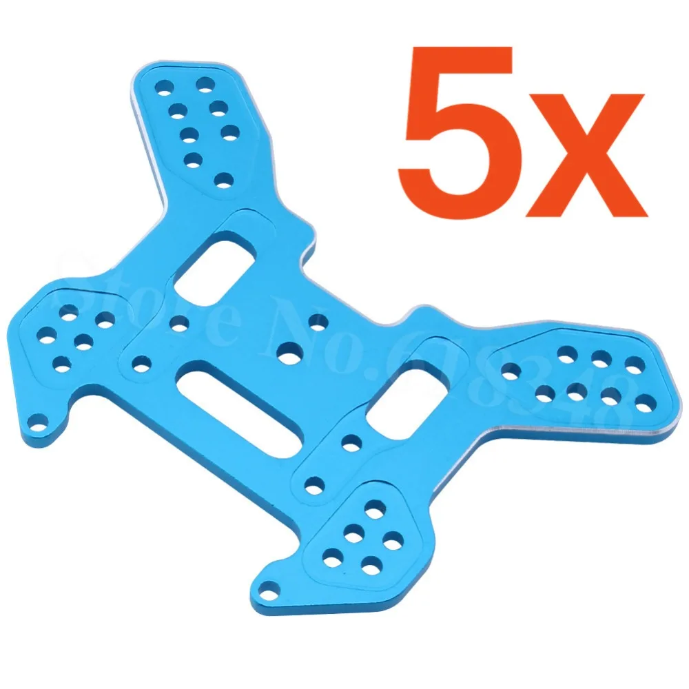 

Wholesale 5Pcs/Lot HSP 860006 Upgrade Parts Aluminum Rear Shock Tower For 1:8 Nitro Car RC Truck Off Road Buggy Baja 94860