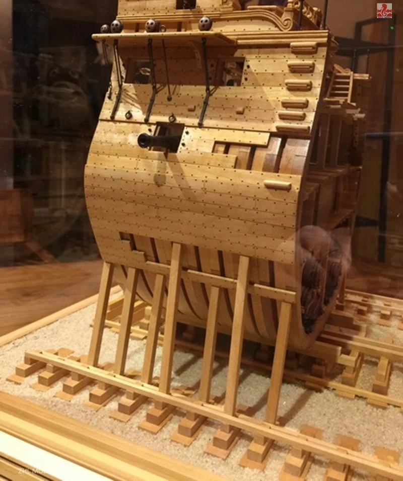 USS Bonhomme Ришар полный ребро сечение груша весы 1/48 деревянный комплект модели корабля