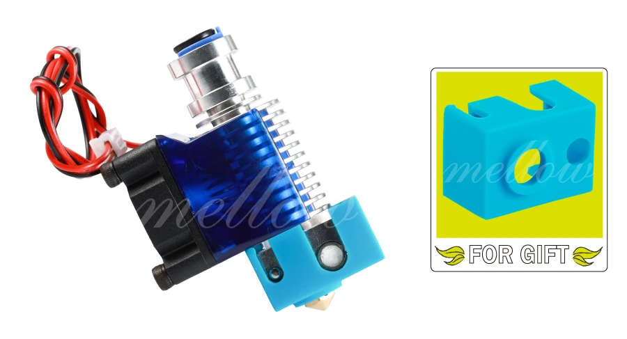 Mellow Top Quality All Metal V6 J-head Hotend Bowden Extruder Kit For E3d V6 Hotend Cooling Fan Bracket Block 3D Printers Parts