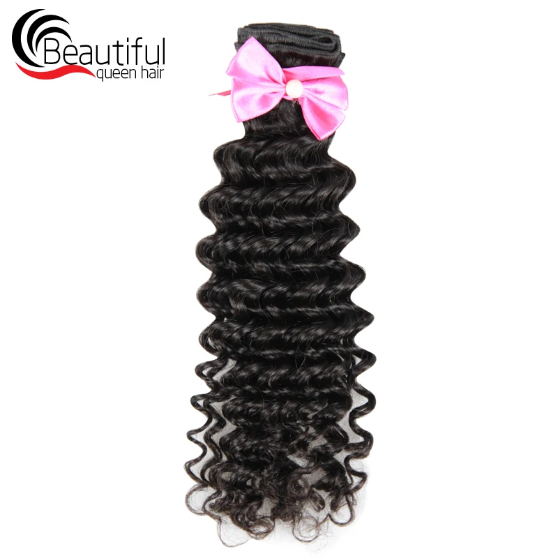 BeautifulQueenHair бразильские волнистые волосы пряди 100% человеческие для наращивания 12