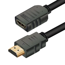 HDMI удлинитель 1 м/2 м/3 м/5 м HDMI 4 к 3D 1,4 в HDMI расширенный кабель для HD tv lcd ноутбука PS3 проектора