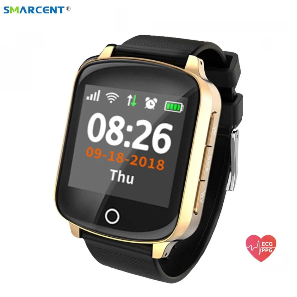 D200 Wifi gps трекер локатор Смарт часы для пожилых женщин мужчин Smartwatch с SOS вызова сердечного ритма кровяное давление pk D100