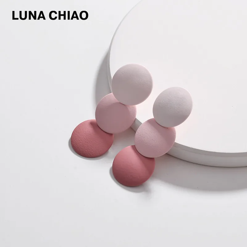 Женские серьги-капельки в круглой форме LUNA CHIAO 2018 | Украшения и аксессуары