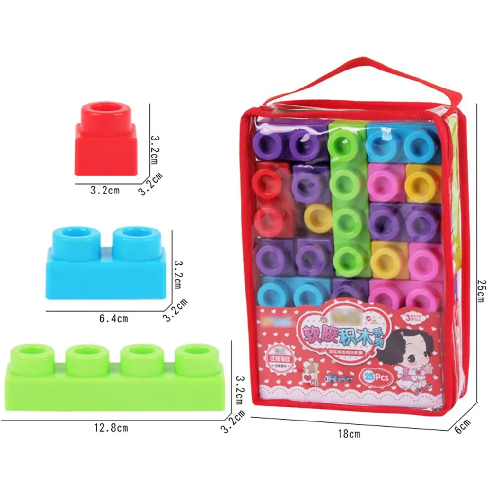 Baby Teethers Soft Silicone Chewable Pencil Toppers Chewy Tubes Fidgets BPA Free Building Blocks Teething Toys | Игрушки и хобби