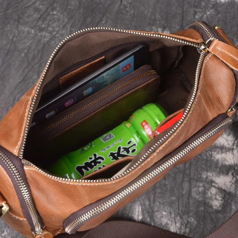 AETOO новинка ручная работа цилиндрическая сумка на плечо верхний слой Воловья