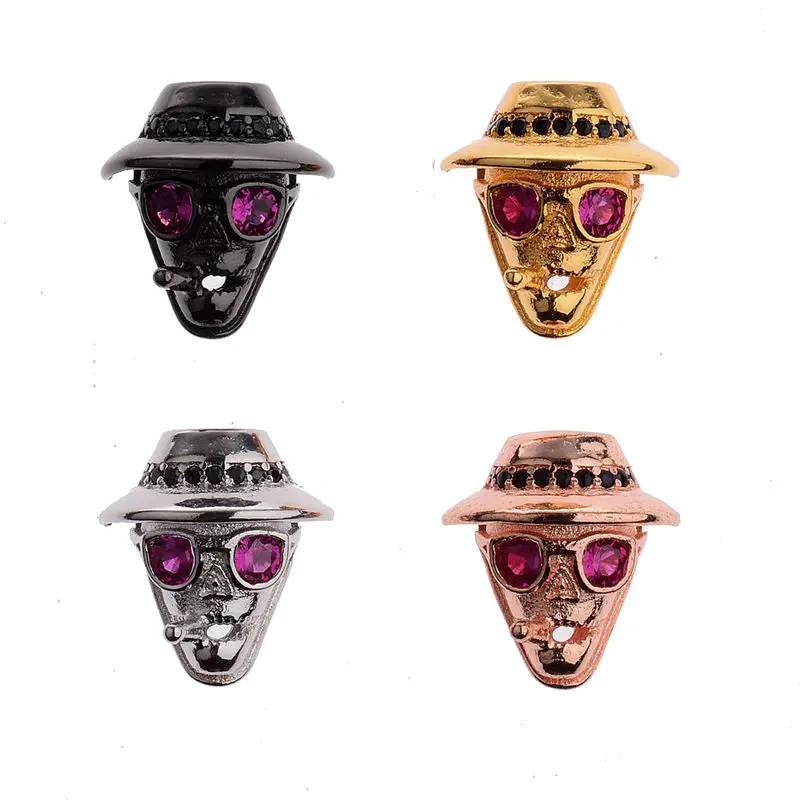 Новые бусины разделители с кристаллами циркона для самостоятельного