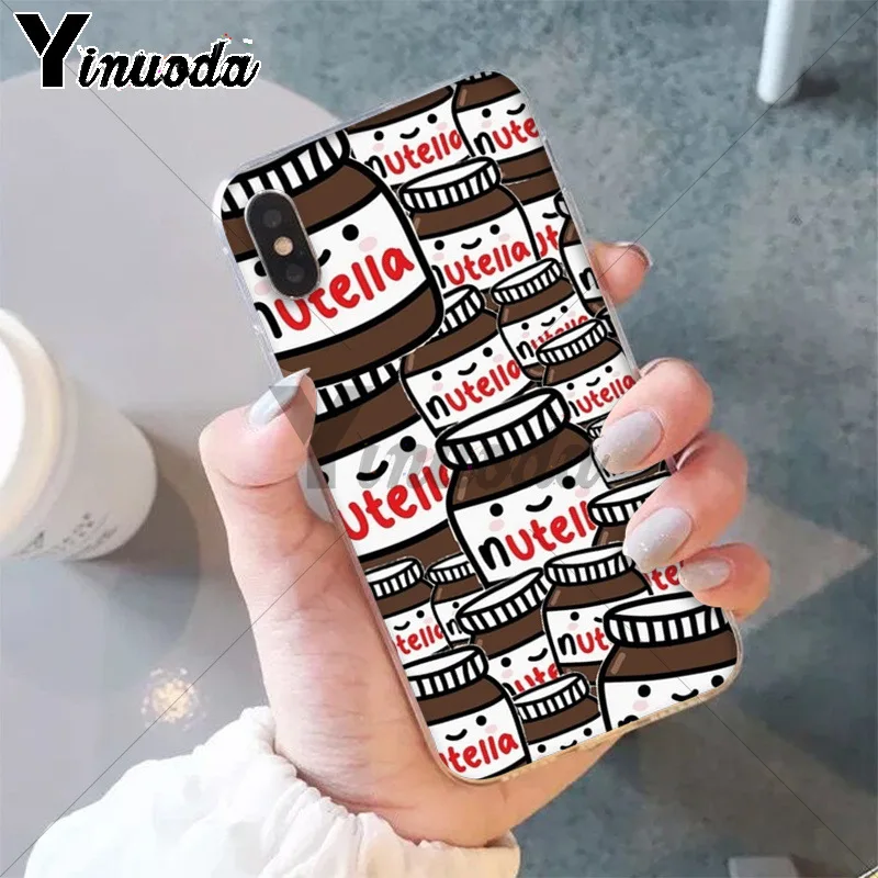 11pro MAX I Love Kawaii nutella мягкий чехол для телефона из ТПУ iPhone 6S 6plus 7 7plus 8 8Plus X Xs 5 5S XR |