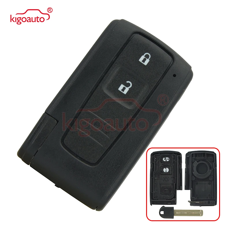 Умный чехол для автомобильного ключа 2 кнопки Toyota Prius Corolla Verso|toyota corolla smart key|button