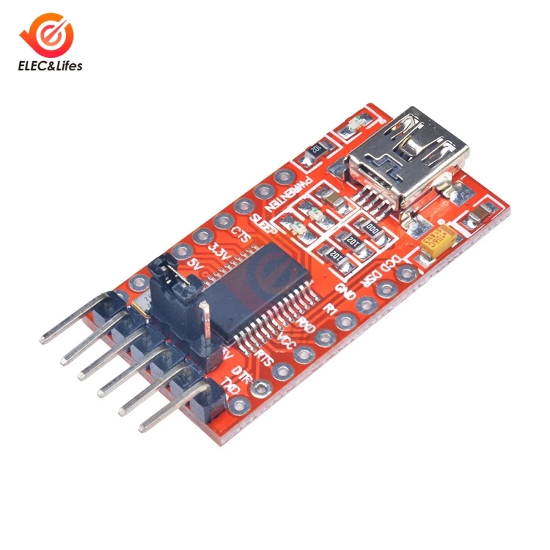 1 шт. FT232RL FT232 FTDI USB для ttl 3,3 В 5,5 в последовательный адаптер модуль загрузки кабель для мини-порта