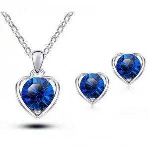 2015 новое поступление KC Позолоченные и Серебряные Кристаллы в форме сердца модные