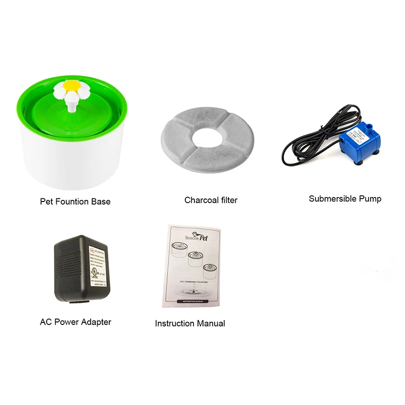 Автоматическая поилка для домашних животных бесшумная система фильтрации