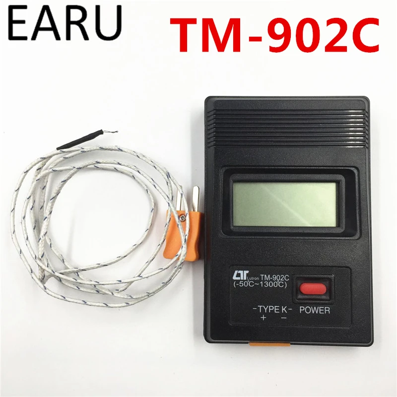 TM 902C цифровой ЖК дисплей термометр Температура детектор Промышленный Thermodetector
