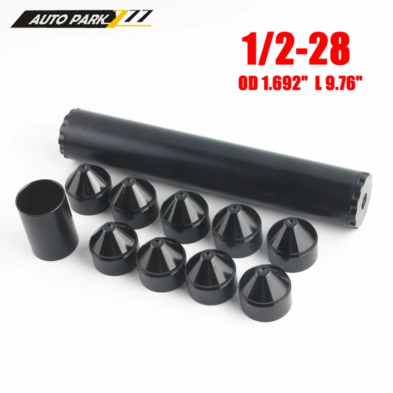 black 1-2-28 1/2-28 5-8-24 алюминиевый топливный фильтр для NAPA 4003 WIX 24003 OD 1,69" L 9,76" QT4004 - Цвет: black 1-2-28