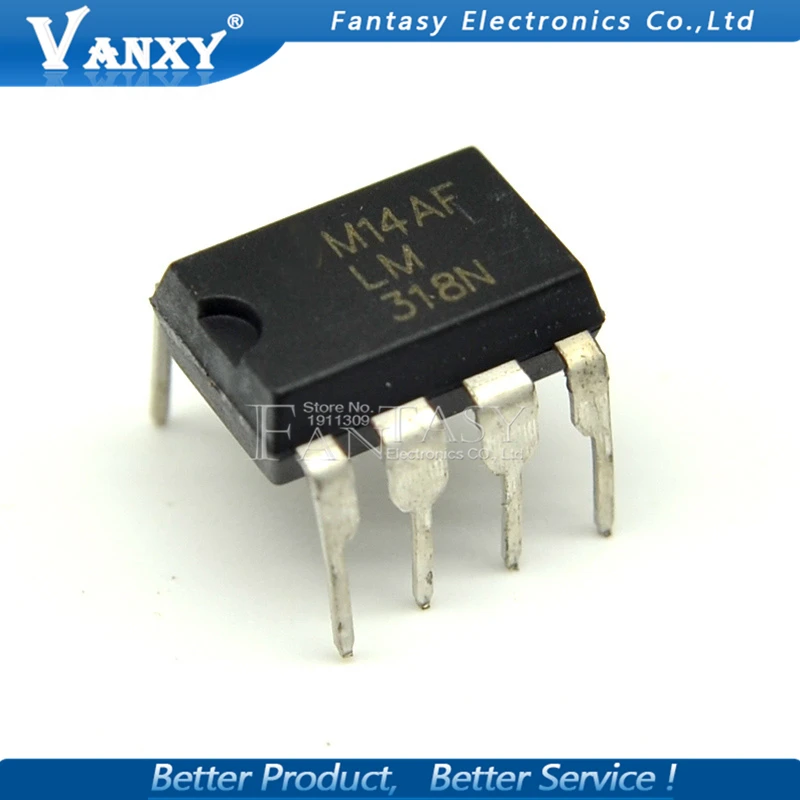 10 шт LM318N DIP8 LM318 DIP 318N DIP-8 LM318P | Электронные компоненты и принадлежности