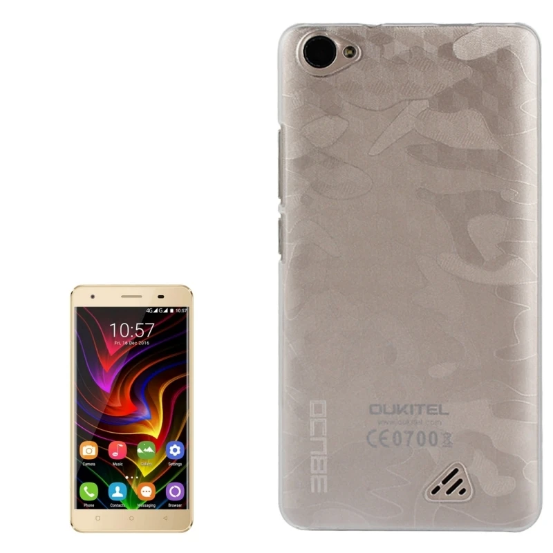 Oukitel C5 Pro Чехол Жесткий Пластик защитный В виде ракушки задняя крышка ультра