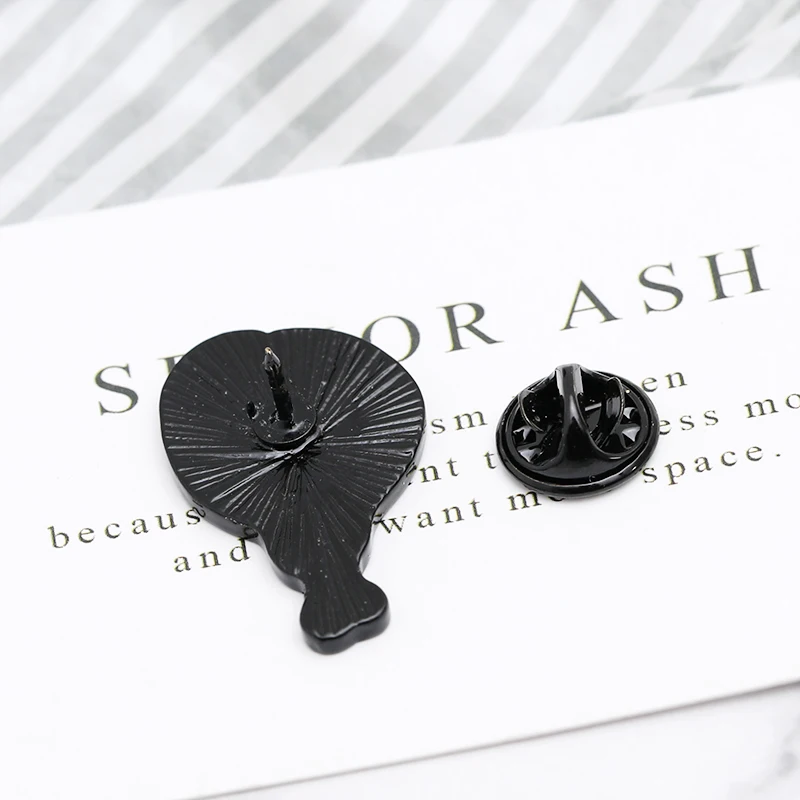 Ногу индейки и броши Фастфуд эмалированная брошь кнопка моделирование День