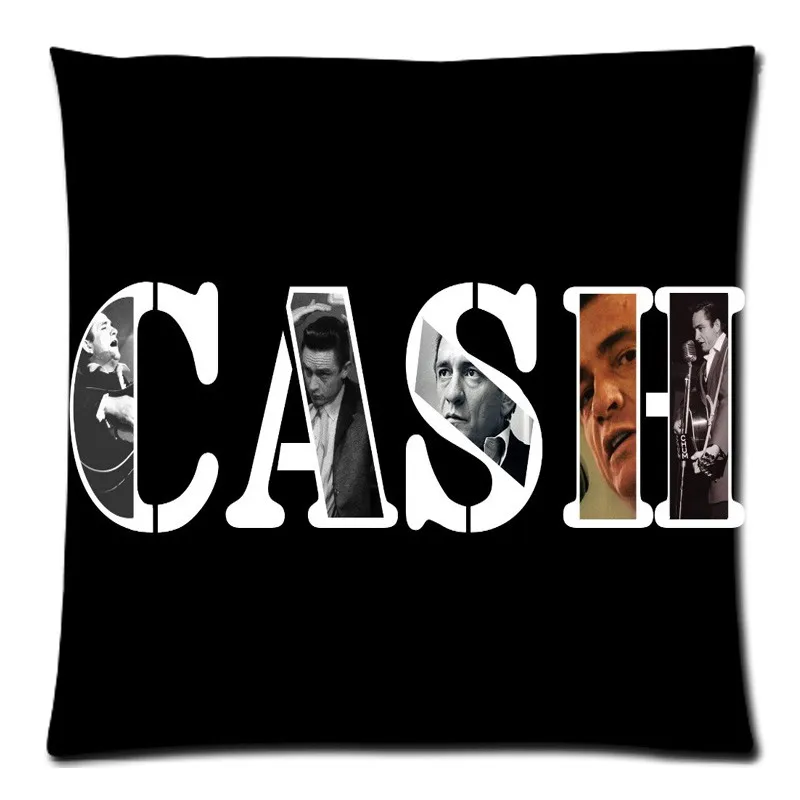Из хлопка и льна Джонни Кэша подушки уникального дизайна крышка декоративная