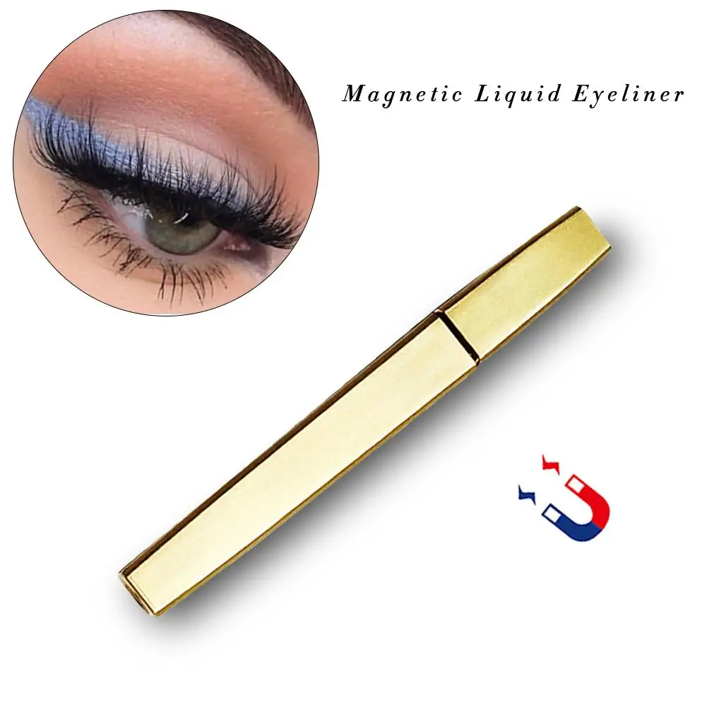 Магнитная жидкая подводка для глаз натуральная Черная Подводка магнитных