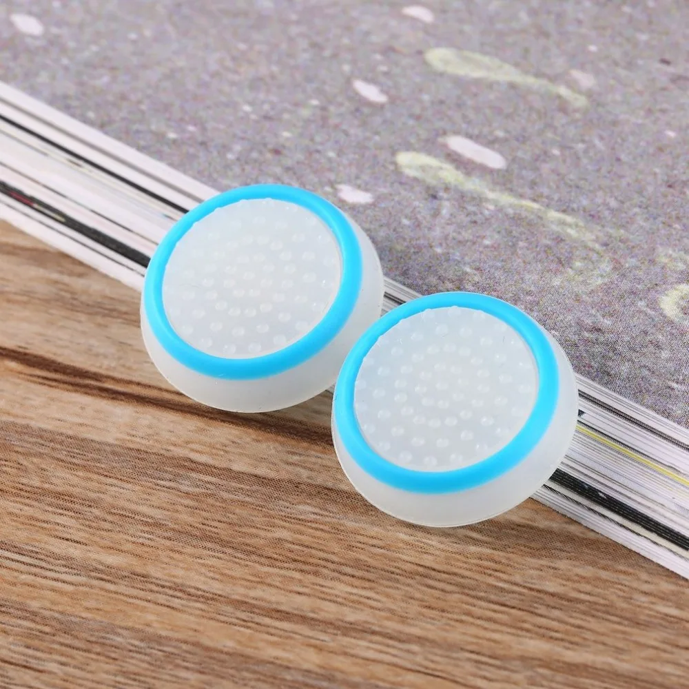 2 шт Силиконовые аналоговые ручки для джойстика для Playstation 4 PS4 Pro Slim PS3 геймпад Thumbstick cap s Xbox 360 One Stick cap