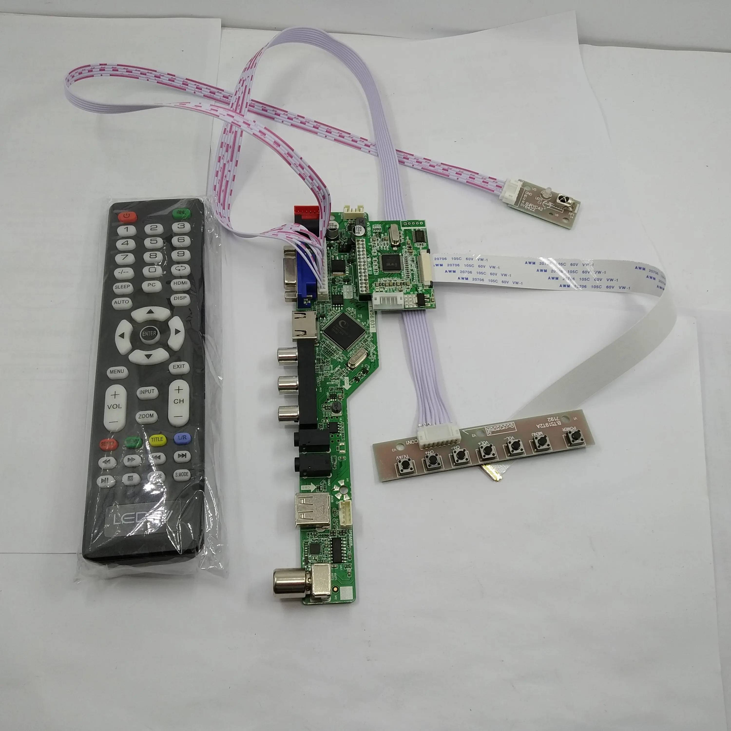 

Адаптер USB EDP аудио светодиодный контроллер доска ЖК-дисплей AV VGA ТВ для HB140FH1-301 Панель 1920X1080 14 "FHD Экран монитор