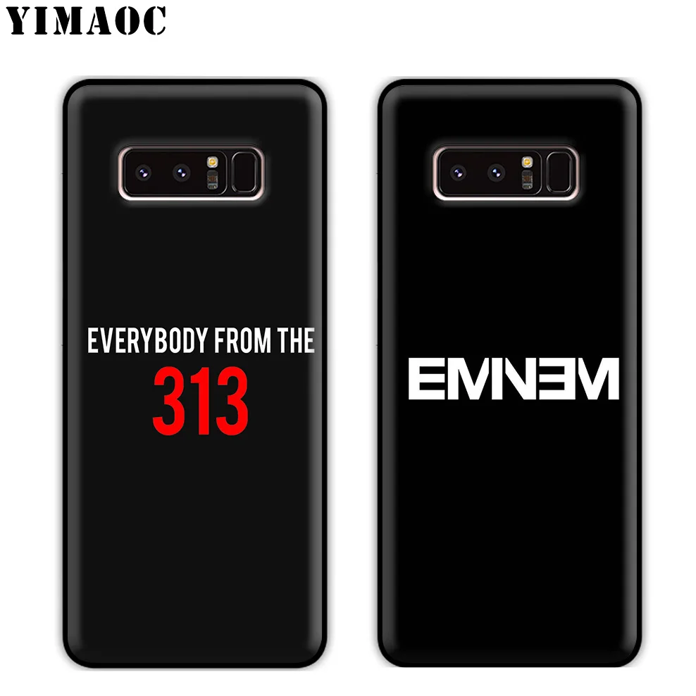 YIMAOC Эминем Бог рэпа Мягкий силиконовый чехол для телефона samsung Galaxy Note 10 плюс 9 8 A9 A8