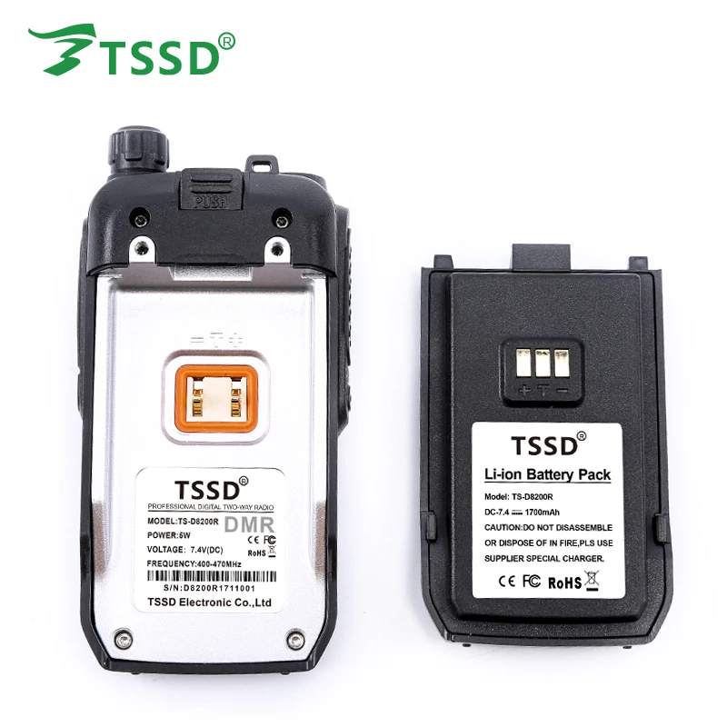 Совершенно новый TSSD рация ПМР цифровой UHF портативный радио TS D8200R|Рации| |