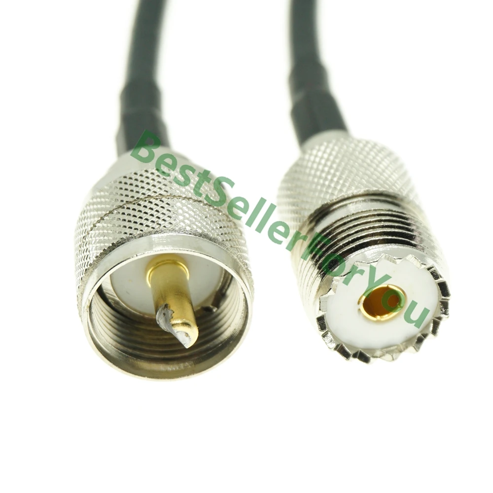 Радиоприемник UHF Male PL259 с разъемом типа SO239 на SO-239 Wi-Fi RG58 соединительный отрезок