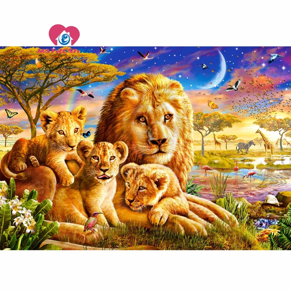 Алмазная вышивка с животными львом мозаика распродажа алмазная картина 5d сделай