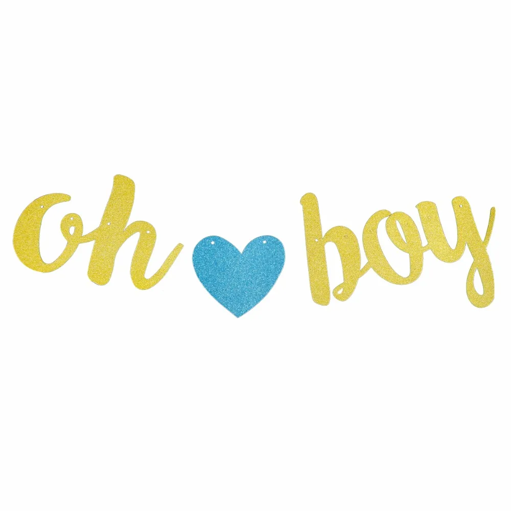 YORIWOO Baby Shower Oh баннер это мальчик или девочка пол раскрыть Bunting гирлянда из флажков