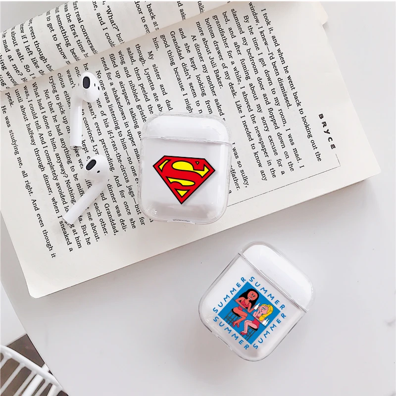 INS, чехол для наушников Airpods 2, 1, чехол для наушников, мягкий чехол из ТПУ