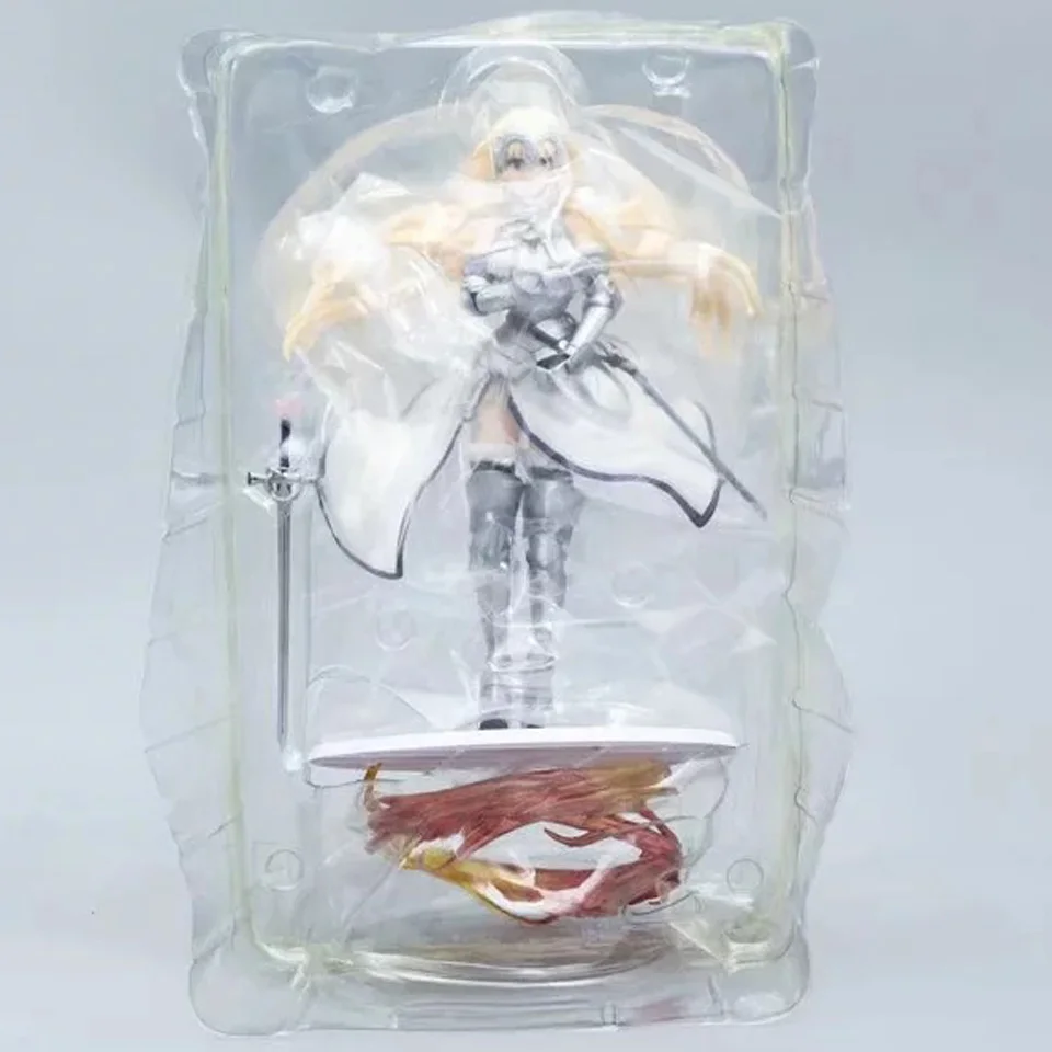 Tronzo аниме Fate Grand Order линейка Жанна д 'Арк малиновый Святой ФГО Жанна д' Арк Окончательная форма ПВХ фигурка модель игрушки подарки - Color: No Box