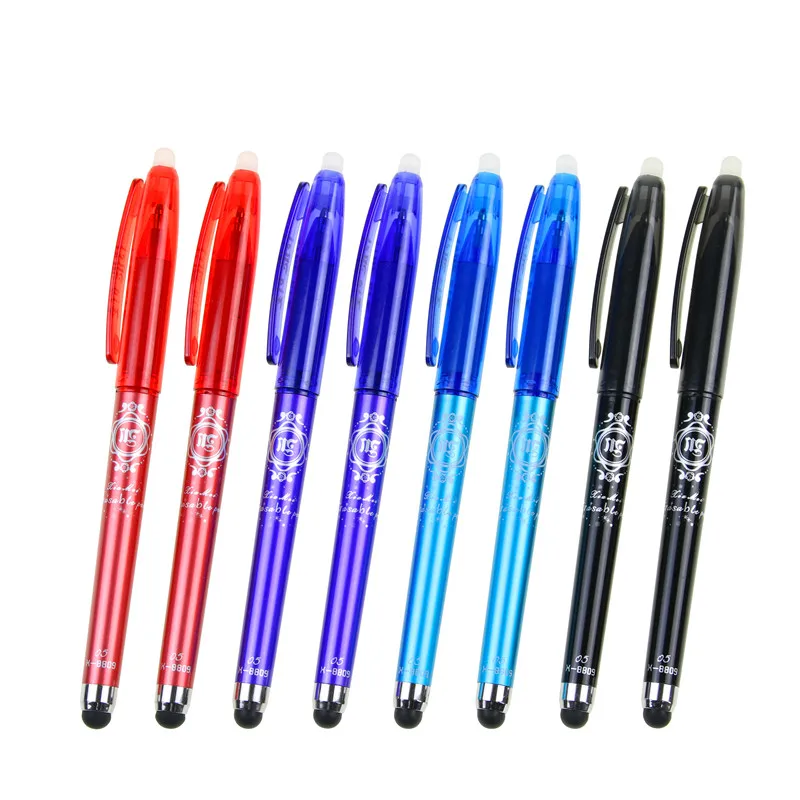 Унисекс Волшебная стираемая ручка синий черный красный цвет чернил офисные