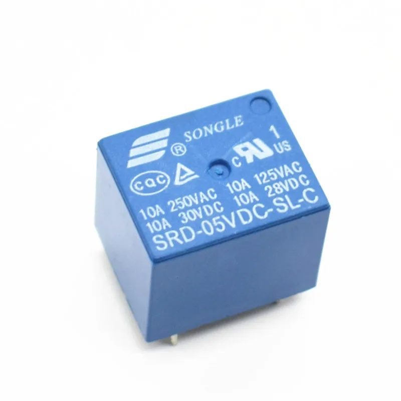 Мощность реле PCB Тип SRD-05VDC-SL-C 5V 10A 250VAC 5PIN T73