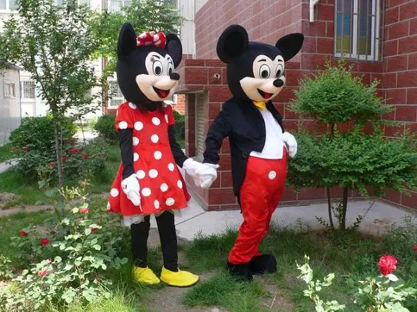 Бесплатная доставка от Cosplay Stro at mickey Minnie Maskotki Kostium день рождения персонажа
