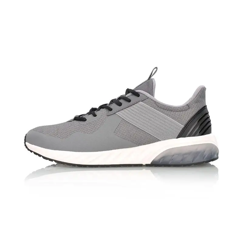 Li-Ning Q4 новые мужские классические Прогулочные кроссовки LN Gelato, дышащая спортивная обувь с подкладом, кроссовки AGCM047 SONF17 - Цвет: Серый