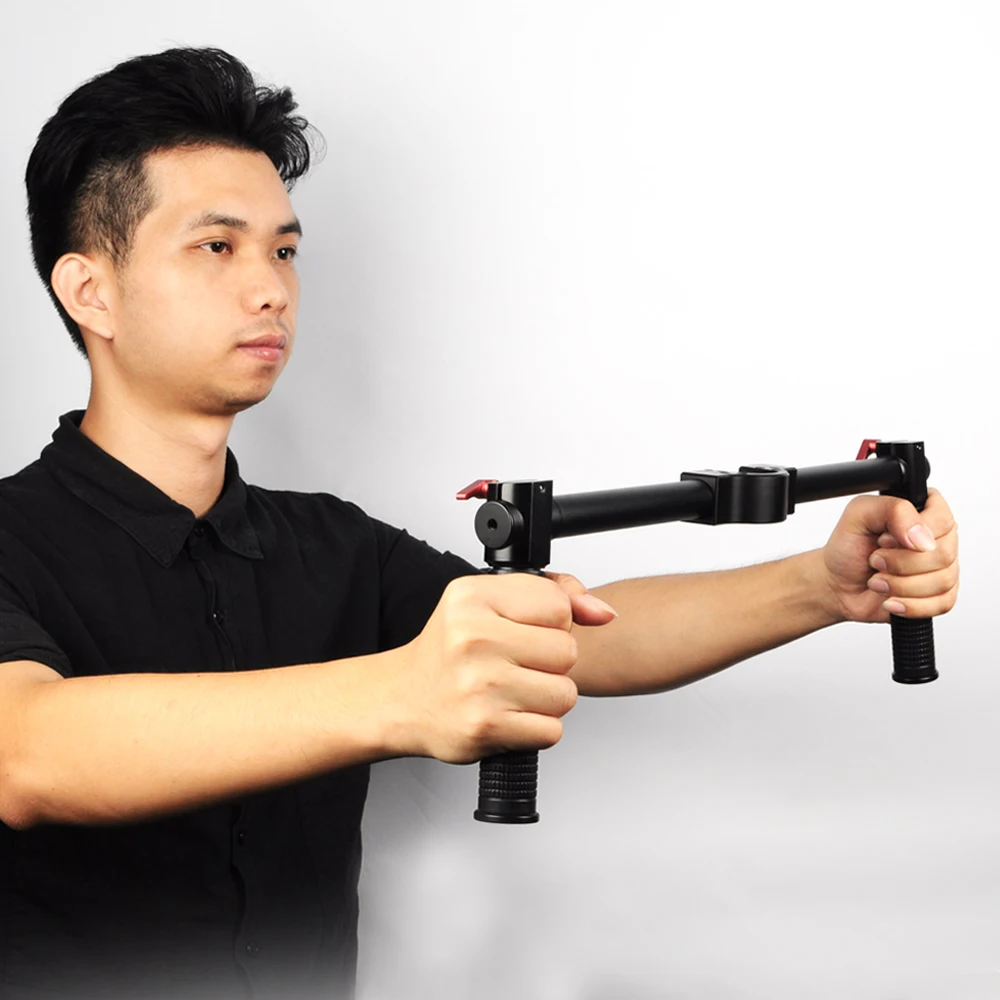 Мини-фокус Двойная ручка Ronin S ручной комплект для руля для DJI Ronin S удлинитель подставка крепление двойной ручной кронштейн аксессуары