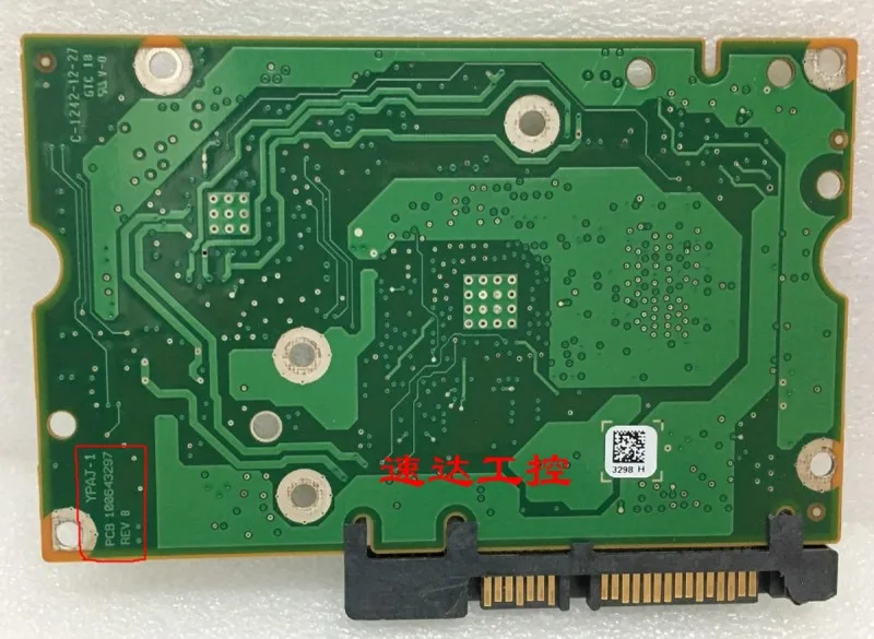 Часть жесткого диска PCB Логическая плата печатная 100643297 REV A/B Для Seagate 3 5 SATA hdd